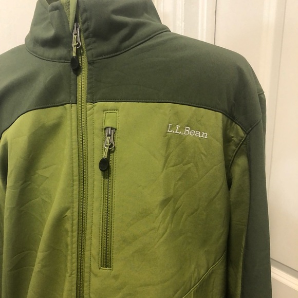 Ll Bean spring shell windbreaker raincoat - Picture 2 of 4
